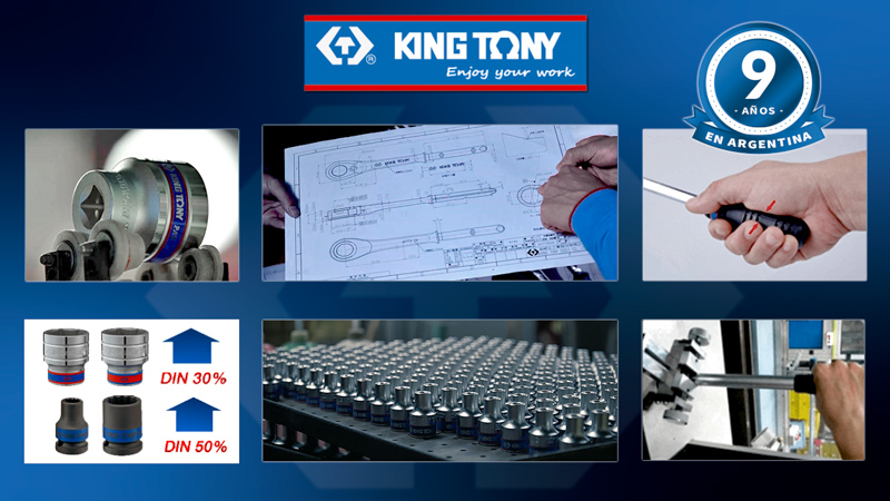 King Tony: Catálogo de herramientas para mecánica e industria