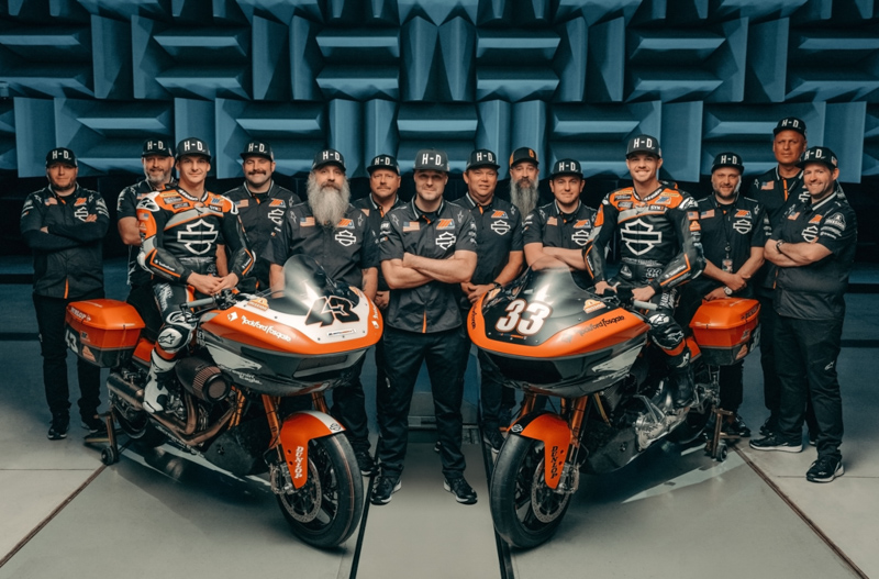 Los modelos 2024 del Harley-Davidson Factory Race Team
