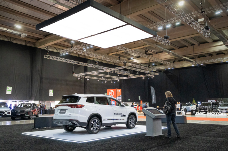 Los autos chinos mostraron sus novedades en Chile