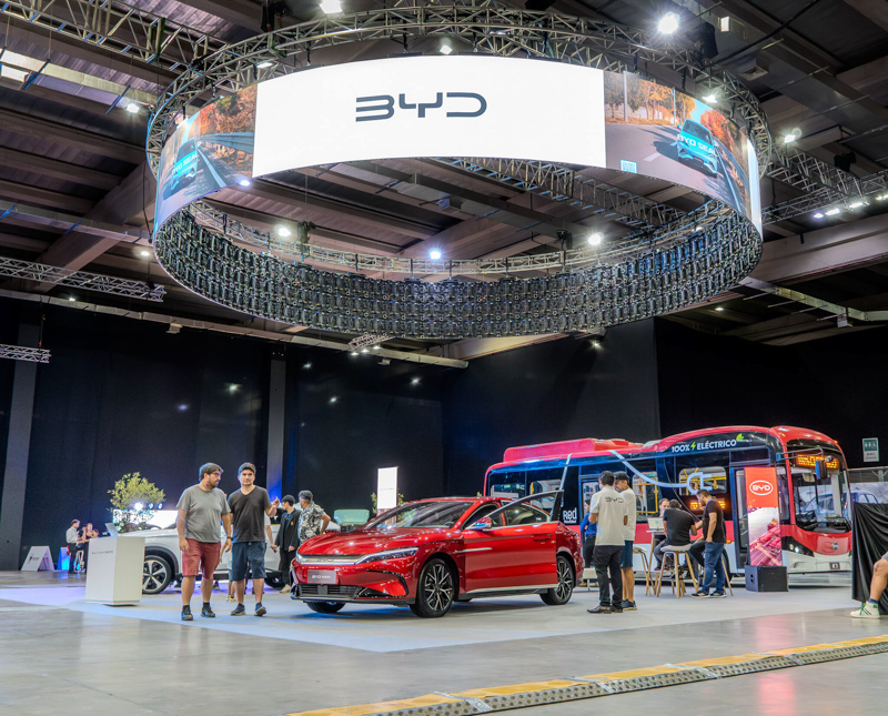 Los autos chinos mostraron sus novedades en Chile