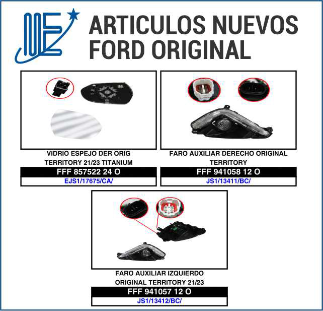 Novedades Expoyer para Ford original