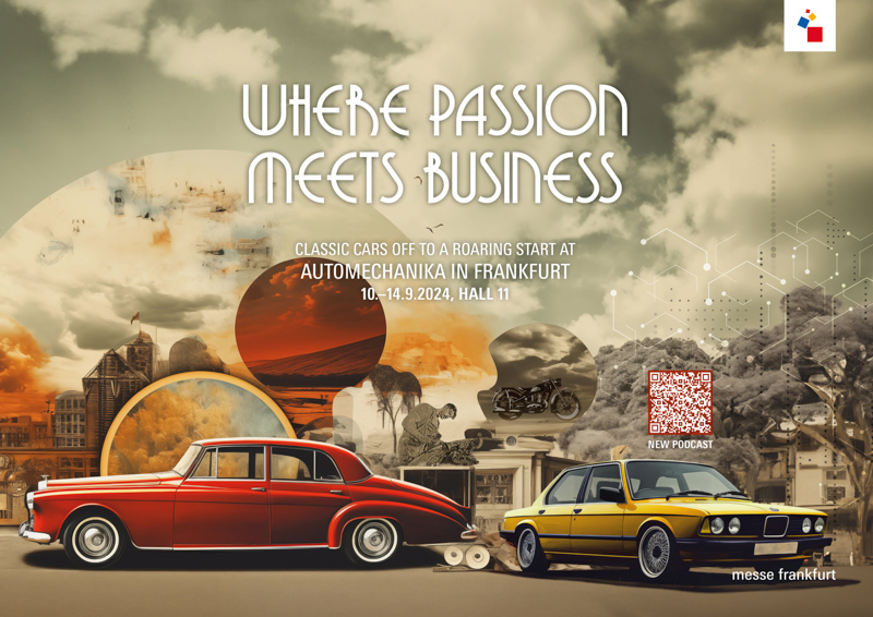 Autos clásicos en Automechanika Frankfurt