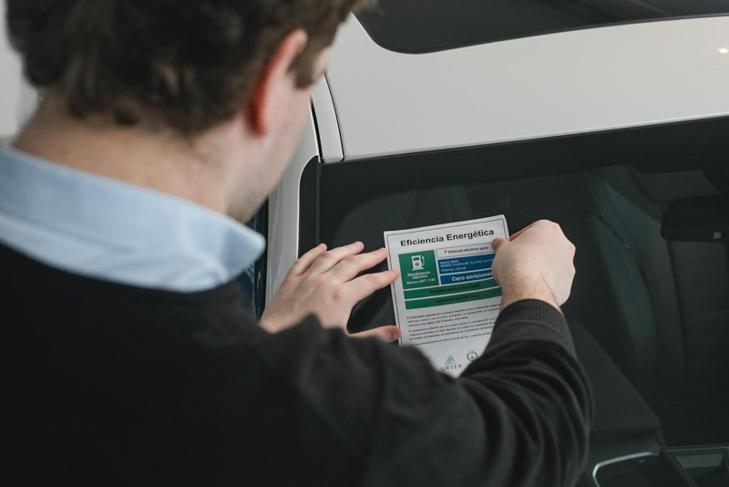 Certificado de eficiencia energética en vehículos