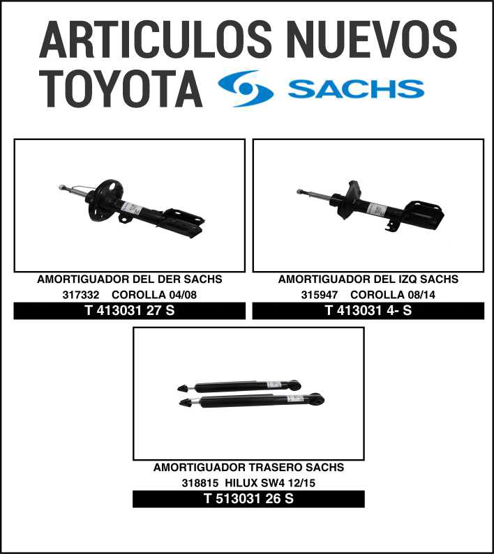 Novedades Expoyer: Nuevos modelos SACHS