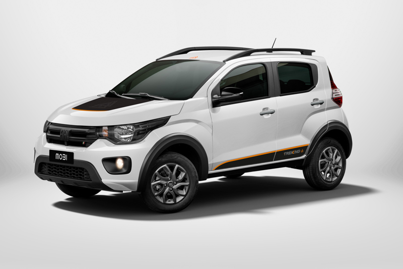 El equipamiento del Fiat Mobi Trekking