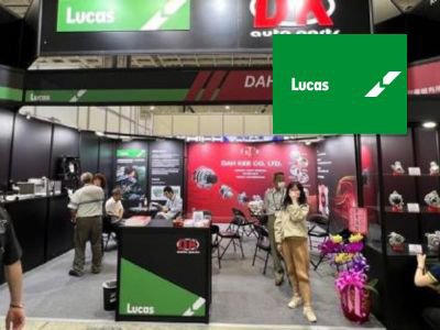 Lucas brilla en ferias automotrices y campaña digital