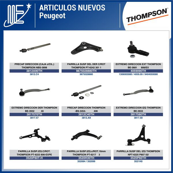 Expoyer presenta nuevos artículos Peugeot y Thompson