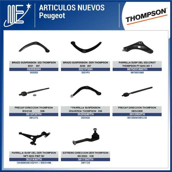 Expoyer presenta nuevos artículos Peugeot y Thompson