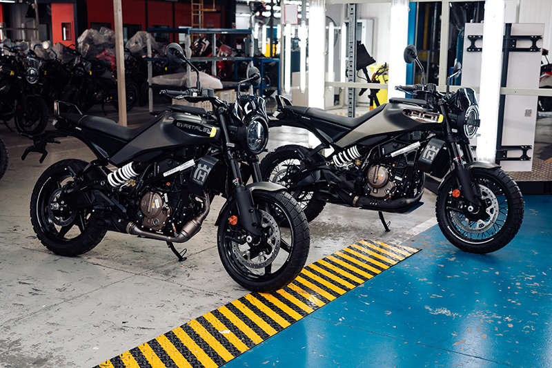 Crecimiento continuo de la industria de motocicletas