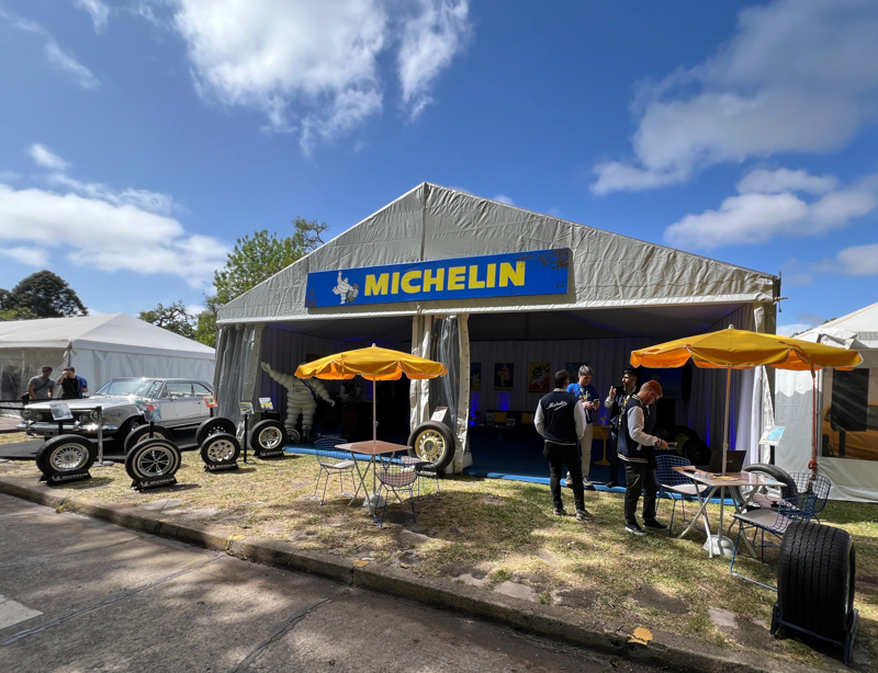 Línea de neumáticos vintage Michelin