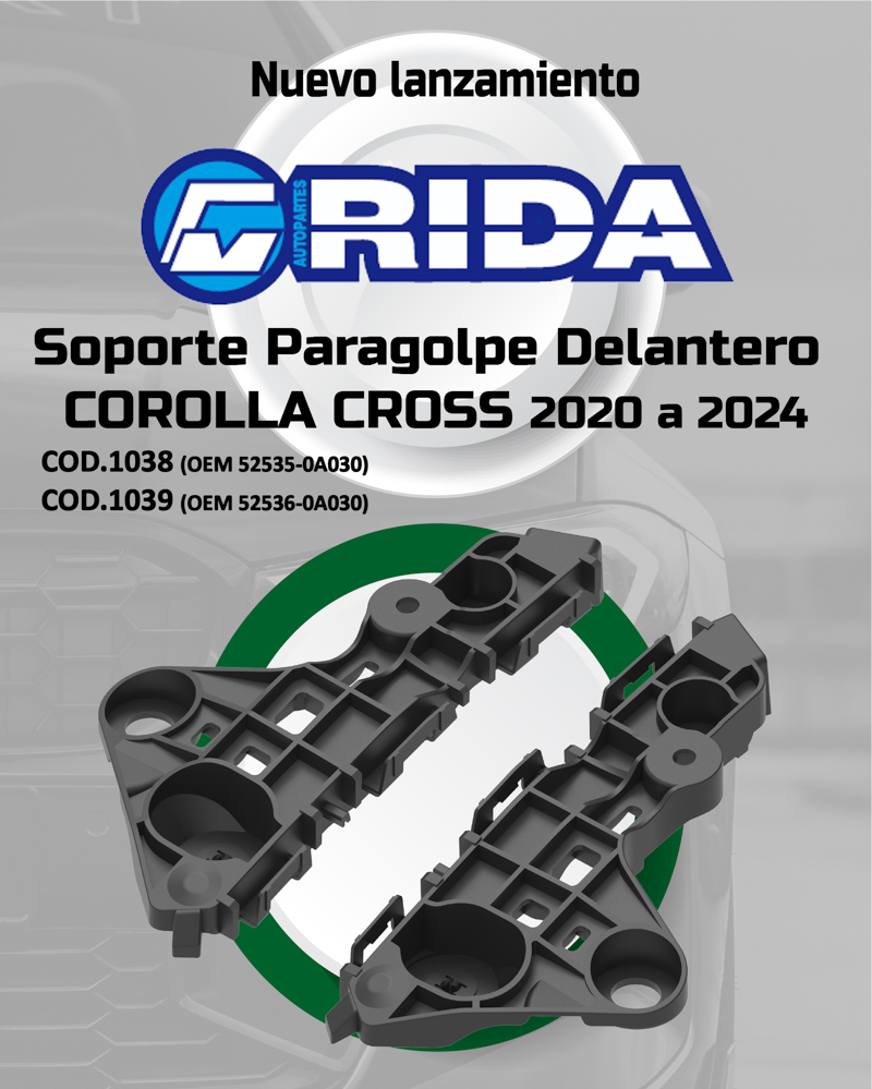 Nuevos lanzamientos de Rida Autopartes: soportes y tapas
