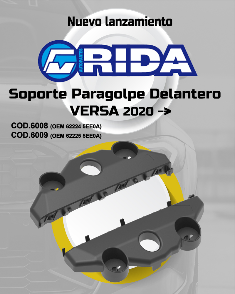 Nuevos lanzamientos de Rida Autopartes: soportes y tapas
