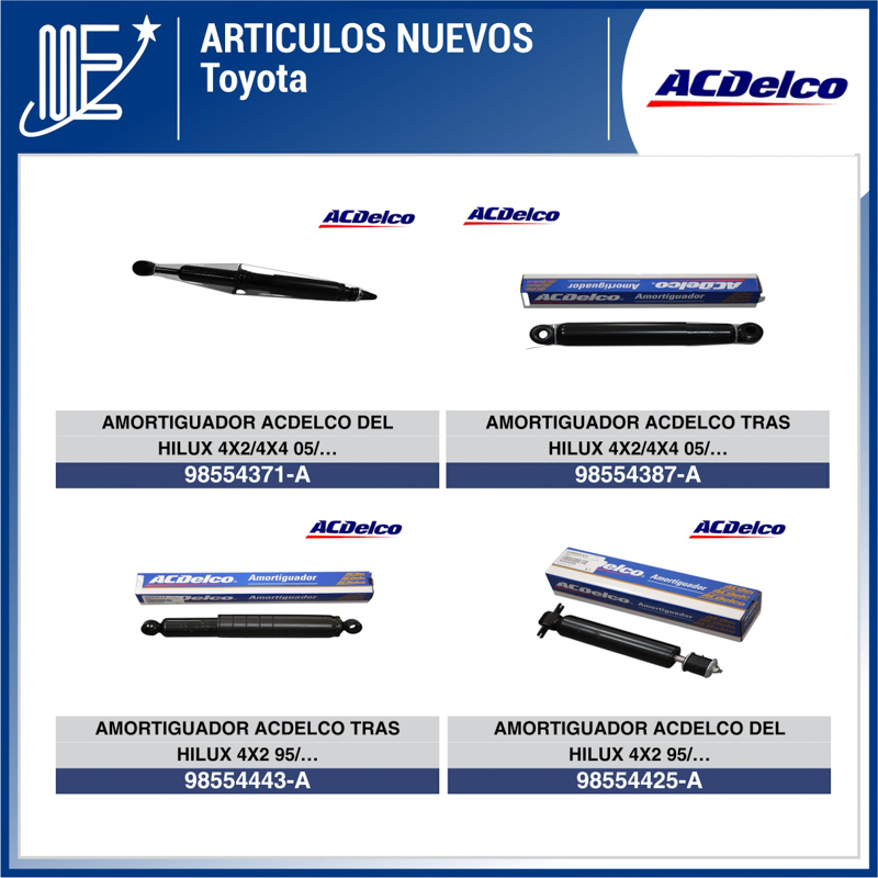 Expoyer presenta amortiguadores ACDelco para vehículos