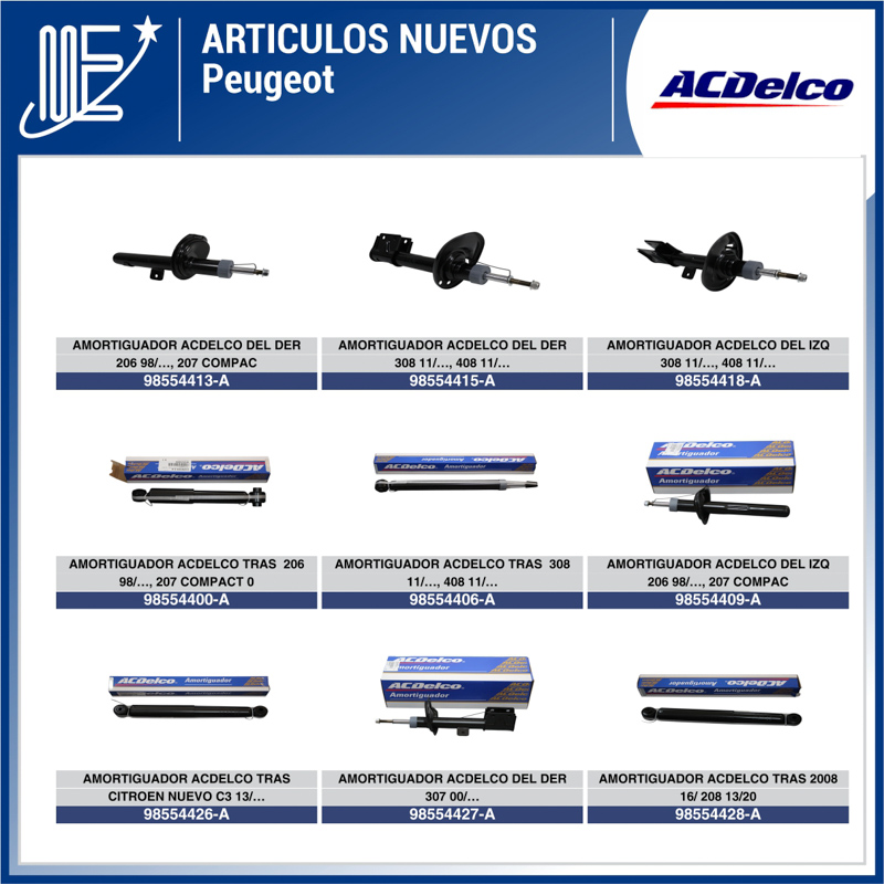 Expoyer presenta amortiguadores ACDelco para vehículos