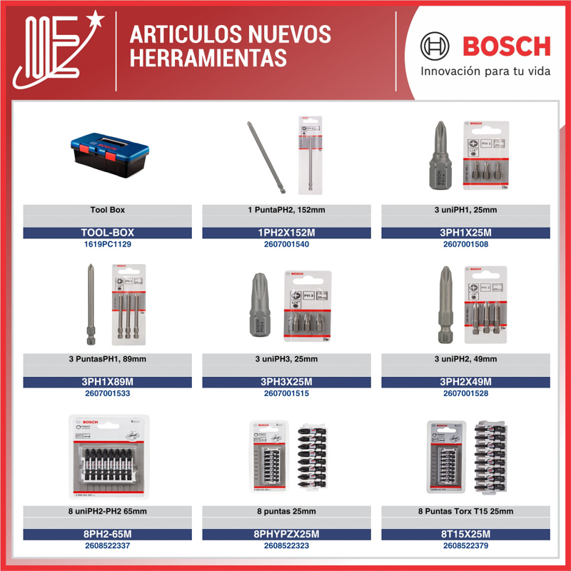 Expoyer suma nuevas herramientas Bosch a su catálogo