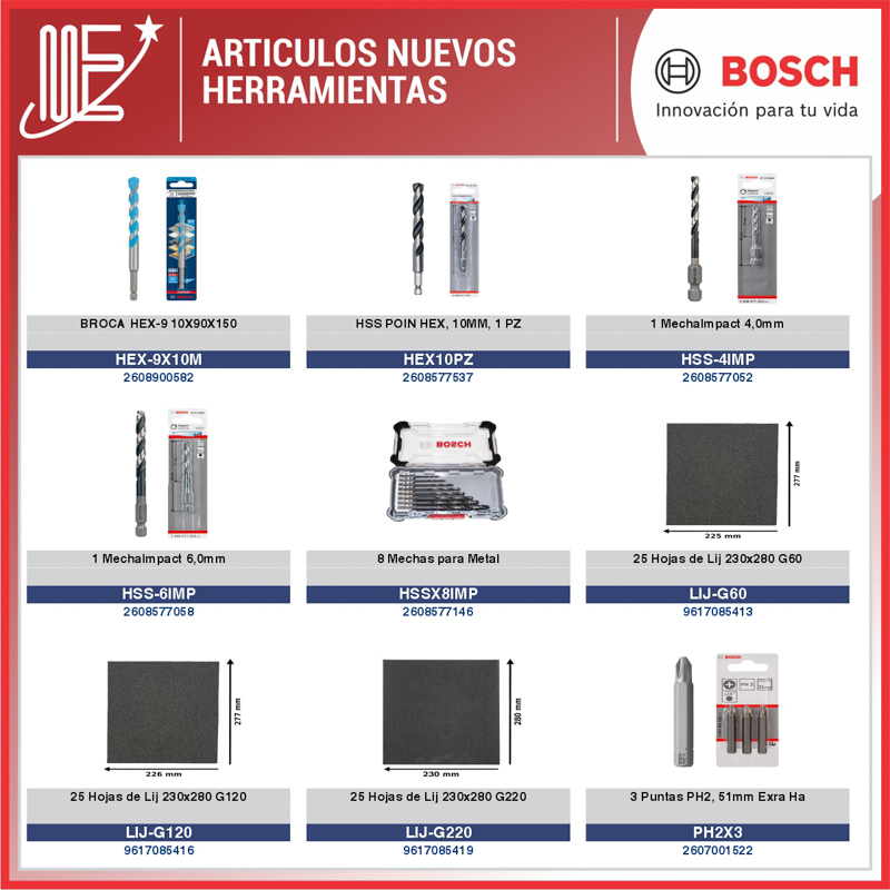 Expoyer suma nuevas herramientas Bosch a su catálogo
