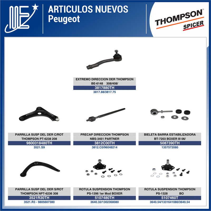 Expoyer presenta nuevas piezas Thompson Spicer