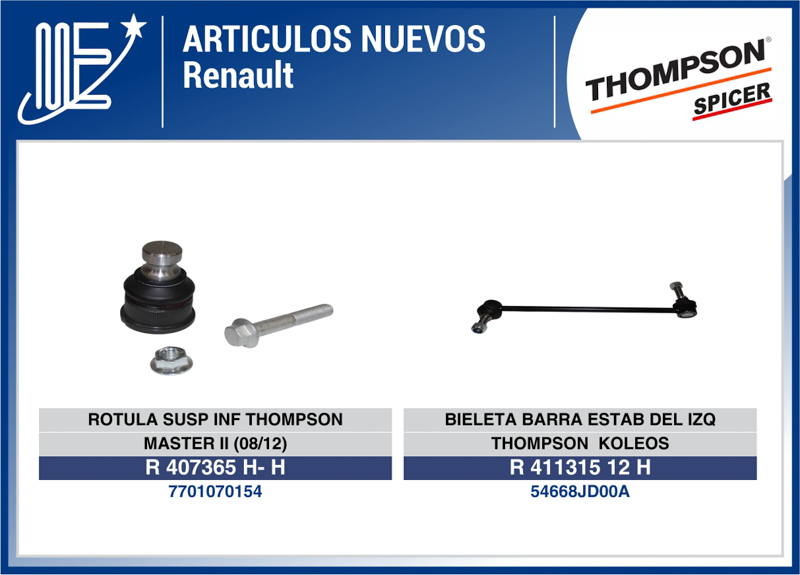 Expoyer presenta nuevas piezas Thompson Spicer