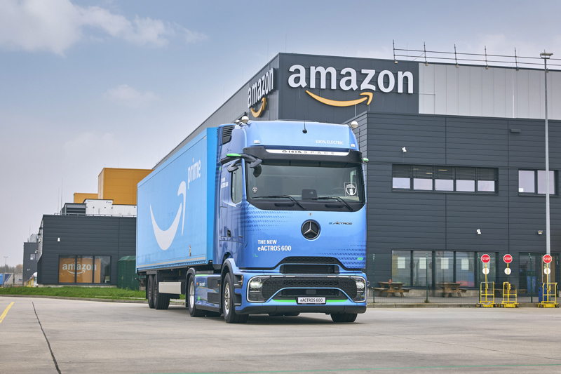 Amazon realiza el mayor pedido de camiones eléctricos