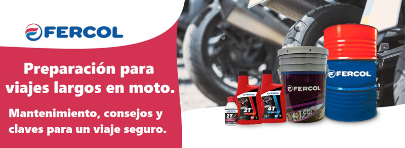 Fercol: Preparación para un viaje largo en moto
