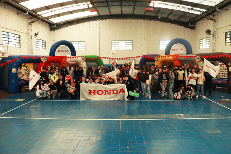 Honda cerró la 7ª edición de su programa Pacto Vial