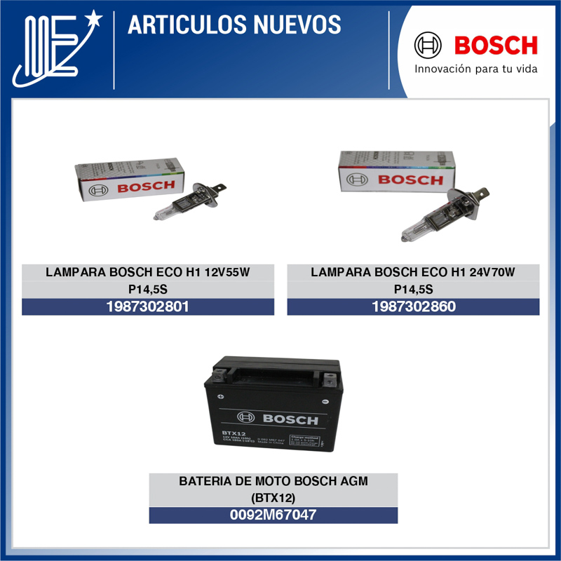 Novedades Expoyer en autopartes y baterías para motos