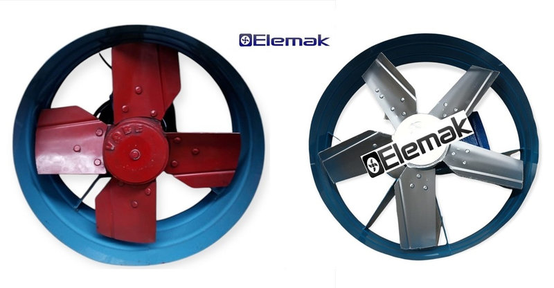 Extractores de aire axiales de ELEMAK