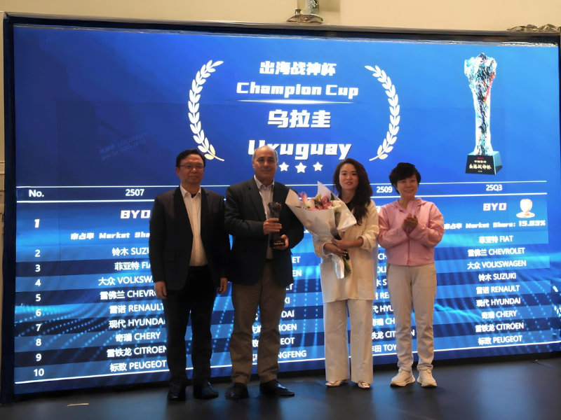 Sadar reconocida como líder en ventas BYD