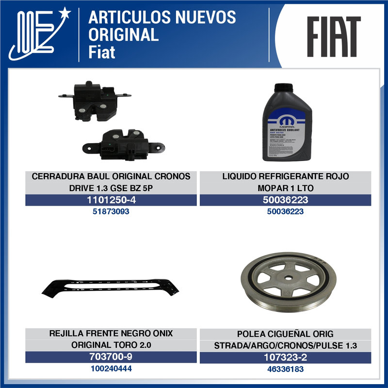 Novedades en repuestos Fiat, SKF, LUK y Ciccarelli
