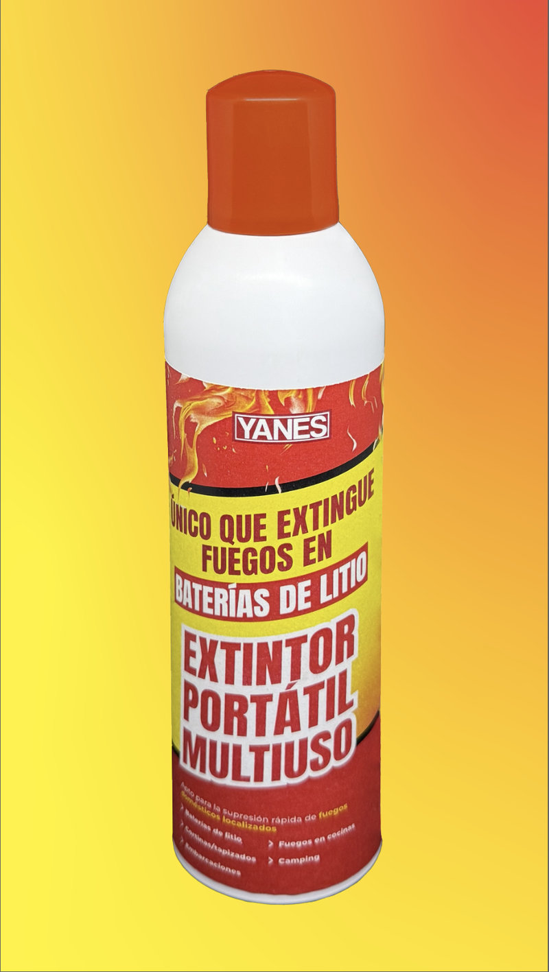 Extintor portátil multiuso YANES para hogares y viajes