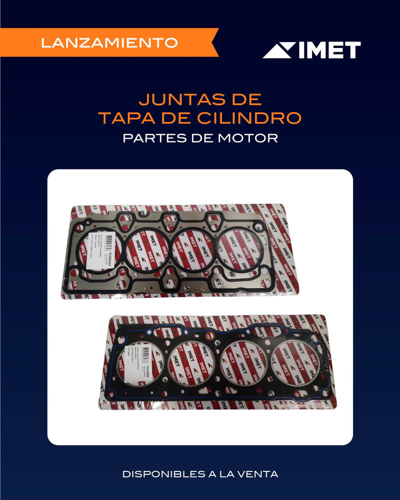 Rodamet presenta la línea de juntas de tapa de cilindro IMET