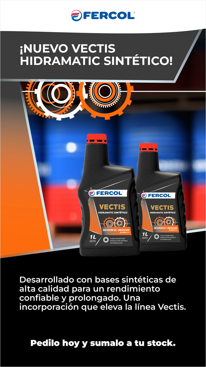 Renovación línea Vectis con Hidramatic Sintético DIII