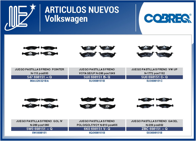 Expoyer presenta pastillas Cobreq por aplicación